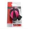 SIMSON Bicycle Bell Joy Pink & Black Sporty Design Colorful Collar Easy Wear with Attached Ring Clear Tone view 2