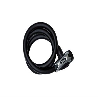 SIMSON Bicycle Goods Key Lock Cable Lock Excellent Lock 15 mm X 100 cm Slot Height Adjustable Compact Spare Key Included 2