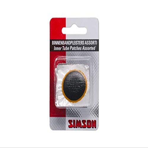 Simson Bicycle Maintenance Inner Tube Patch Assort, Clear