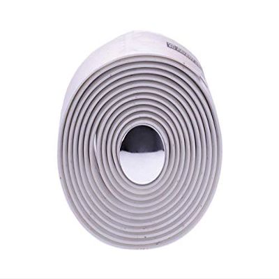 SIMSON Bicycle Accessory Handle Bar Tape White Shock Absorption Effect Gel Easy Installation Adhesive Layer Available, Clear