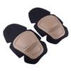 Pair of Military Army Tactical Airsoft Gear Knee Combat Tactical Protective Knee Pads fit for Gen3 G3 Pants Size: Approx.26x15cm(10.2x5.9inch)(LxW) Sand Color view 1