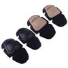 Pair of Military Army Tactical Airsoft Gear Knee Combat Tactical Protective Knee Pads fit for Gen3 G3 Pants Size: Approx.26x15cm(10.2x5.9inch)(LxW) Sand Color view 2