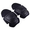 Pair of Military Army Tactical Airsoft Gear Knee Combat Tactical Protective Knee Pads fit for Gen3 G3 Pants Size: Approx.26x15cm(10.2x5.9inch)(LxW) Black view 1