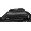 Hebetag Leather Fanny Pack Waist Bag, Black view 3