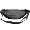 Hebetag Leather Fanny Pack Waist Bag, Black view 4