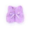 Infant Toddler Baby Girls Waistcoat Fall Winter Coat Vest 1-4 Years Old,Kid Faux Fur Bowknot Ribbon Thick Outwear (18-24 Months, Purple) view 1