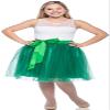 Dancina Womens Knee Length Tutu A Line Tulle Skirt Regular (Size 2-10) Dark Green view 2