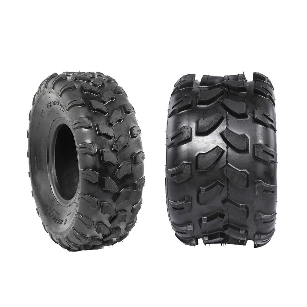 WPHMOTO Front Tire 19x7-8 & Rear Tire 18 X 9.50-8" Tubeless for ATV Go Kart Quad Bike 4 Four Wheels