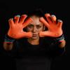 Renegade GK Fury Siege Goalie Gloves with Pro-Tek Fingersaves | 4mm Giga Grip & 4mm Duratek | Orange, Blue, Black Goal Keeper Gloves (Size 10, Adult, Mens, Roll Hybrid Cut, Level 4) view 4