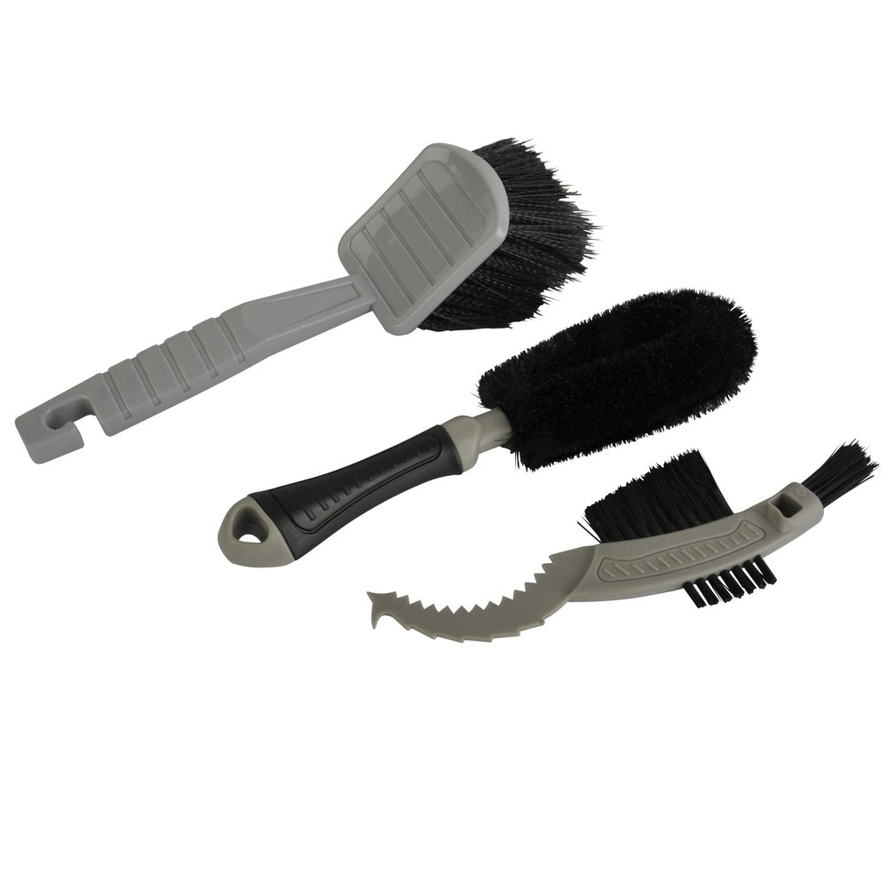 FISCHER Brush Set 3 Pieces Grey Plain