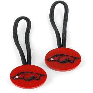 Aminco NCAA Arkansas Razorbacks ID Zipper Pull, 2-Pack