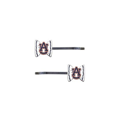 Aminco NCAA Auburn Tigers Bow Bobby Pin, 2-Pack