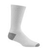davido Mens Socks crew made in Italy 100% cotton 8 pairs (9-11, white/gray crew socks) view 1