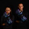 Renegade GK Vortex Strom Goalie Gloves | 3.5+3mm Hyper Grip & 4mm Duratek | Black, Purple, & Blue Soccer Goalkeeper Gloves (Size 8, Youth-Adult, Roll Cut, Level 3) view 3