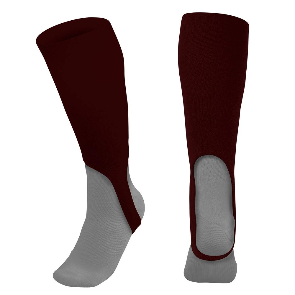 CHAMPRO 7" Stirrup Socks, Single Pair, Adult Small, Maroon