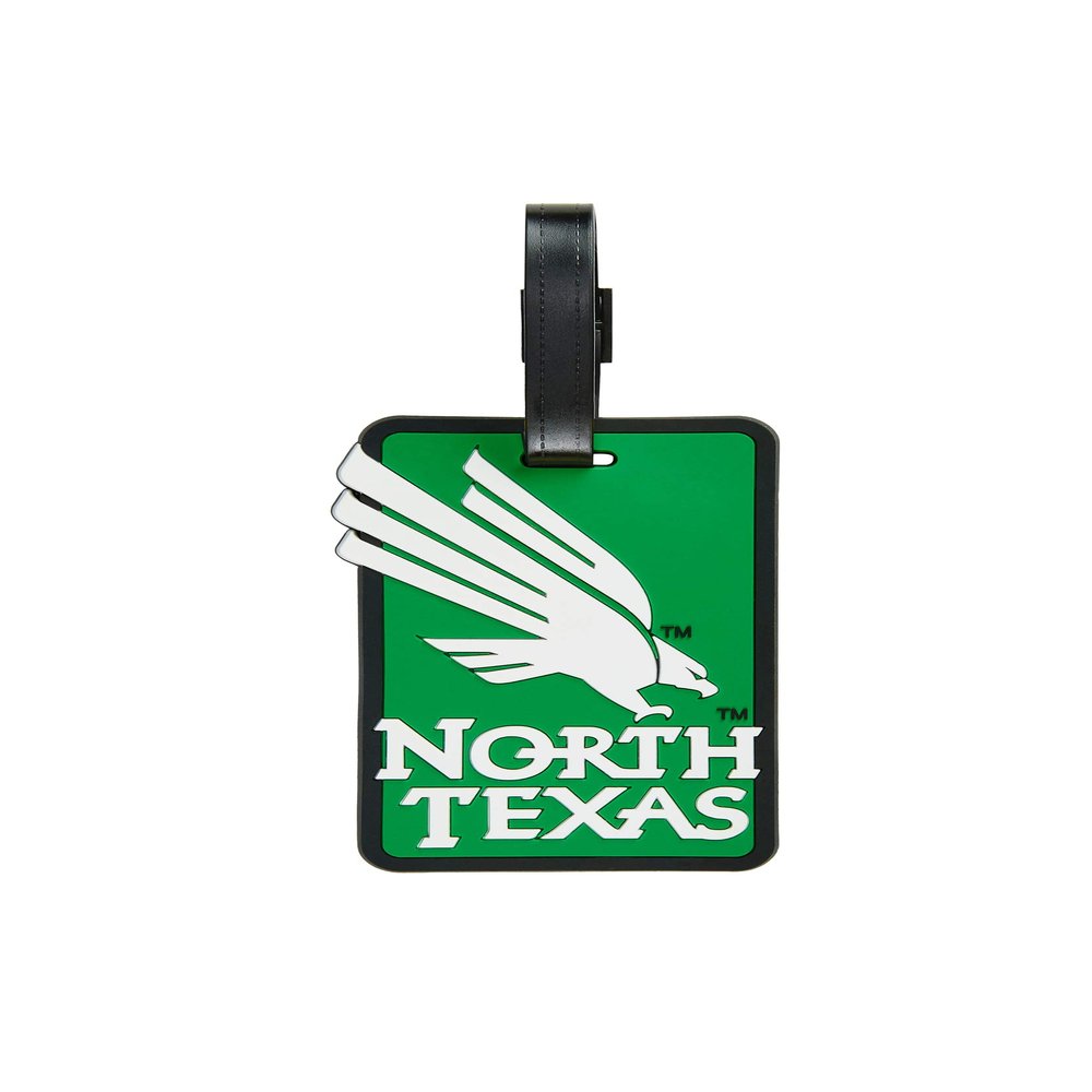Aminco NCAA North Texas Mean Green Soft Bag Tag