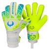 Renegade GK Vortex Wraith Goalie Gloves | 3.5+3mm Hyper Grip & 4mm Duratek | Neon Yellow & Blue Soccer Goalkeeper Gloves (Size 8, Youth-Adult, Roll Hybrid Cut, Level 3) view 1