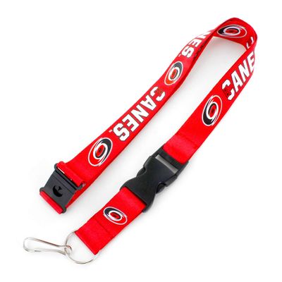 Aminco NHL Carolina Hurricanes Team Lanyard, Red, 6