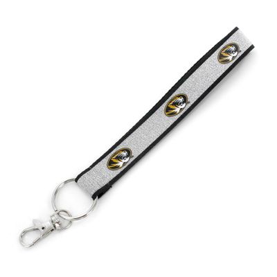 Aminco NCAA Missouri Tigers Sparkle Wristlet Keychain