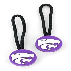 Aminco NCAA Kansas State Wildcats ID Zipper Pull, 2-Pack