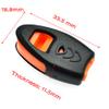 10PCS Paracord Knife Lanyard Emergency Whistle Orange Outdoor Camping Survival Travel Kits Zipper Pull Cord Ends Lock view 2