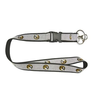Aminco NCAA Missouri Tigers Sparkle Lanyard
