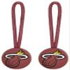 Aminco NBA Miami Heat ID Zipper Pull, 2-Pack view 1