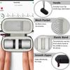 khanka Hard Case for AliveCor KardiaMobile ECG Monitor, Fits KardiaMobile 6L/6L Max, 6-Lead Personal EKG Device, Portable Heart Monitor Storage CaseGray view 4