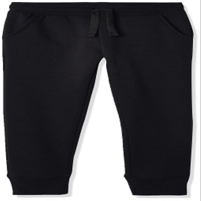 Amazon Essentials Girls' Elastic Waist Jogger Sweatpants, Regular-Fit, Black, X-Large