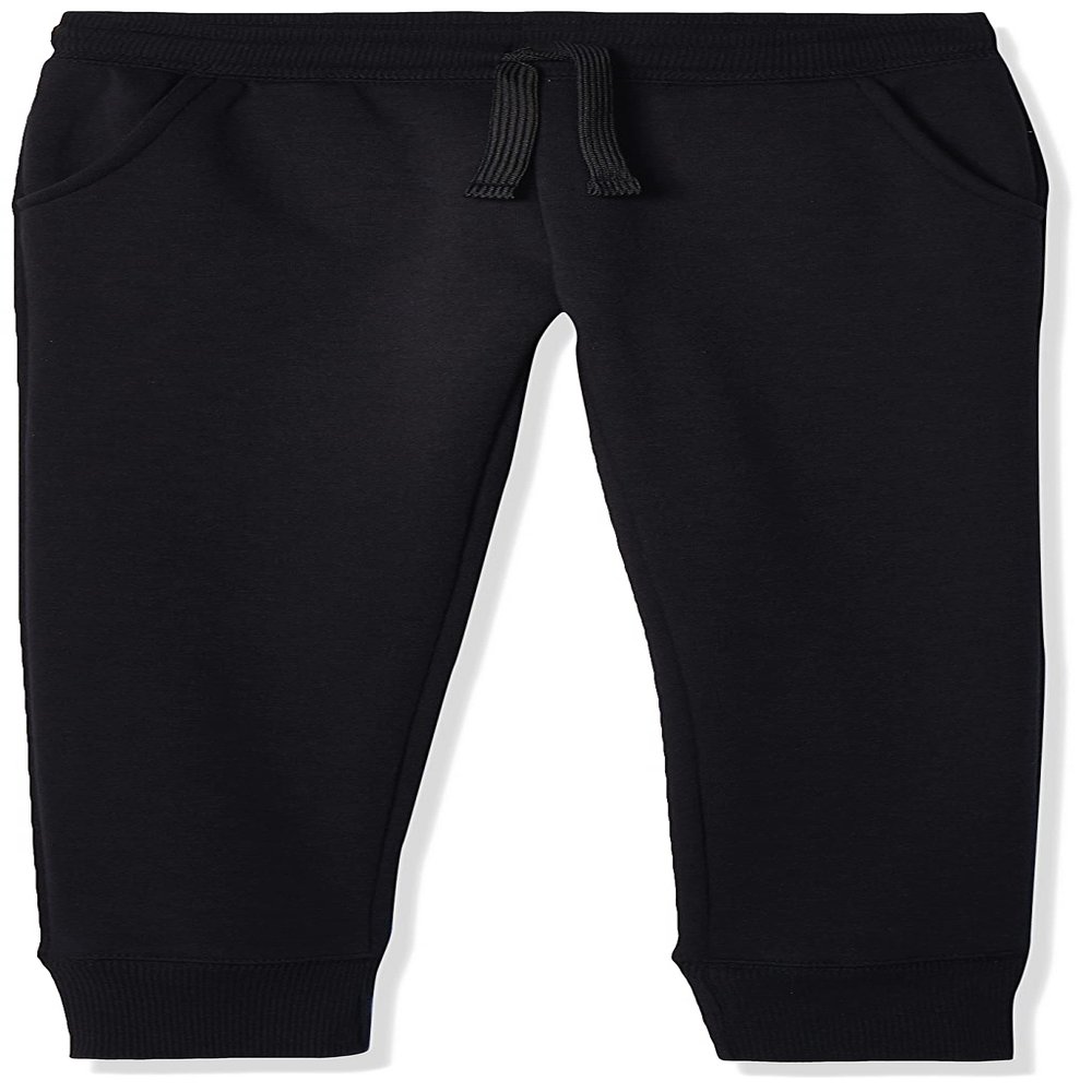 Amazon Essentials Girls' Elastic Waist Jogger Sweatpants, Regular-Fit, Black, X-Large