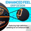 Franklin Sports 5000 Official Size 29.5" Basketball - Black/Orange view 3