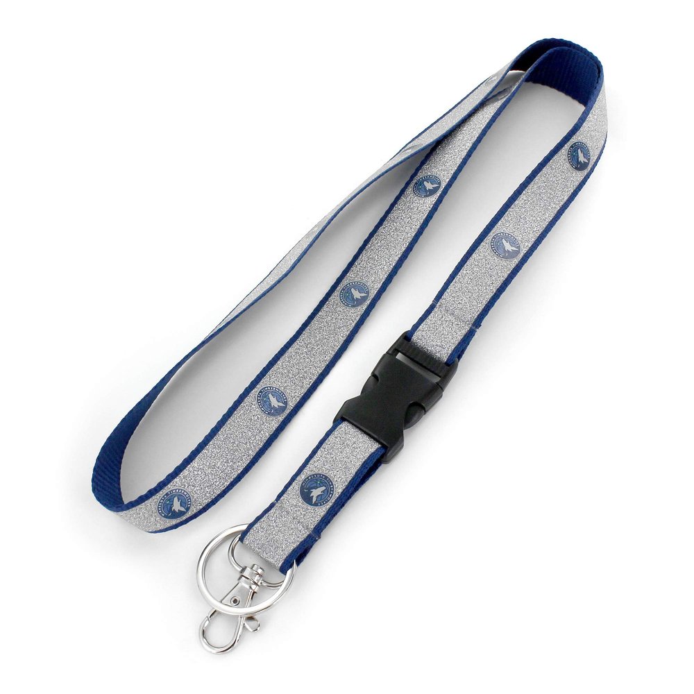 Aminco NBA Minnesota Timberwolves Sparkle Lanyard