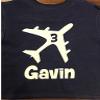 Personalized Custom Airplane Shirt Boys Kids Youth Girls Toddler Plane Tshirt Birthday Name White view 2