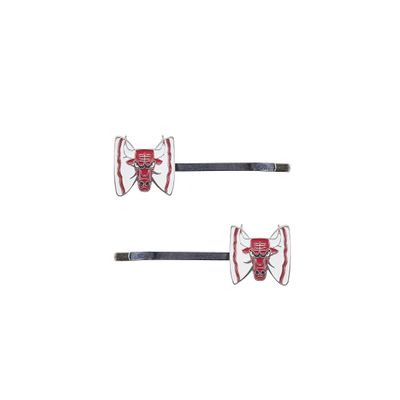 Aminco NBA Chicago Bulls Bow Bobby Pin, 2-Pack