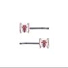 Aminco NBA Chicago Bulls Bow Bobby Pin, 2-Pack view 1