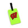 Aminco NCAA Wisconsin Badgers Neon Soft Bag Tag view 1
