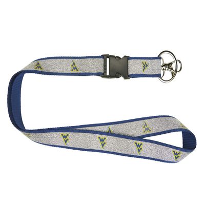 Aminco NCAA West Virginia Mountaineers Sparkle Lanyard, 6