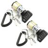 (2 Pack) HD Switch Keys Switch Replaces Club Car 1012531 Golf Cart Electric 1984-1995 2 Terminals 2615 Keys-15 & Includes 6 Keys & Free Carabiner view 1