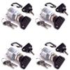 (4 Dealer Pack) HD Switch Starter Ignition Key Switch Replaces EZGO 33639-G01, 33639G01 Golf Cart - 16 Keys, 4 Prong, 1981 & Up, EZ-GO view 1