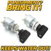 (4 Pack) HD Switch Ignition Starter Key Switch (with Lights) Replaces EZ-GO 33639G01 Golf Cart, Gas & Electric, 1981 & Up - 16 Keys!, EZGO 33639-G01 view 2