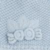 Little Girls Flower Applique Angora Blend Knit Hat/Scarf Set (2-Medium, Sky Blue) view 2