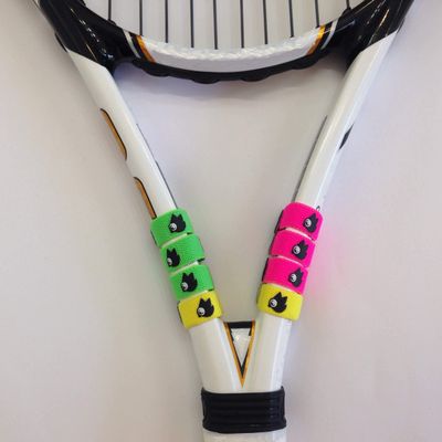 izzers Tennis Score Keeper, Mark & See Score Easily, 2-Pack, Pink/Green/Yellow