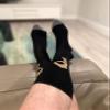 Balanced Co. Circle Game Meme Dress Socks Funny Socks Crazy Casual Cotton (Big Hand Black/Gray) view 2