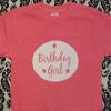 Birthday Girl Toddler Kids Youth T-Shirt Clothes White view 1