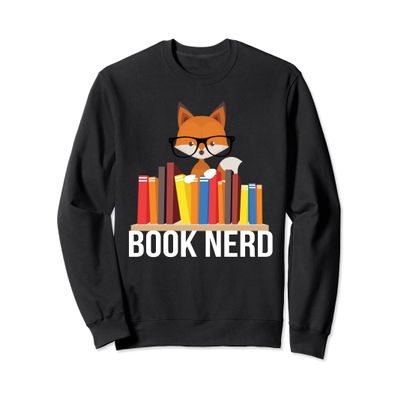 Book Nerd Fox Animal Lovers Cute Funny Reading Geek