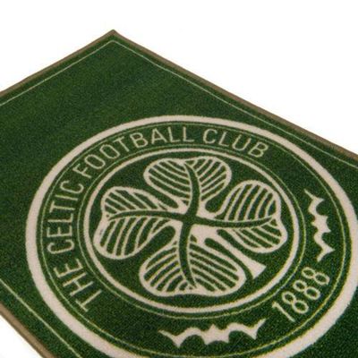 Celtic FC Crest Area Rug (One Size) (Green/Cream)
