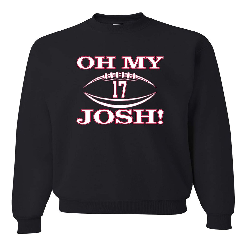 Go All Out XXXXX-Large Black Adult Oh My Josh Buffalo Football Sweatshirt Crewneck
