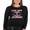 Go All Out XXXXX-Large Black Adult Oh My Josh Buffalo Football Sweatshirt Crewneck view 2