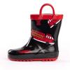 NORTY Rubber Rain Boots for Kids - Waterproof Rubber Boots Boys and Girls Solid & Printed Rainboots for Toddlers and Kids - Firetrucks view 1