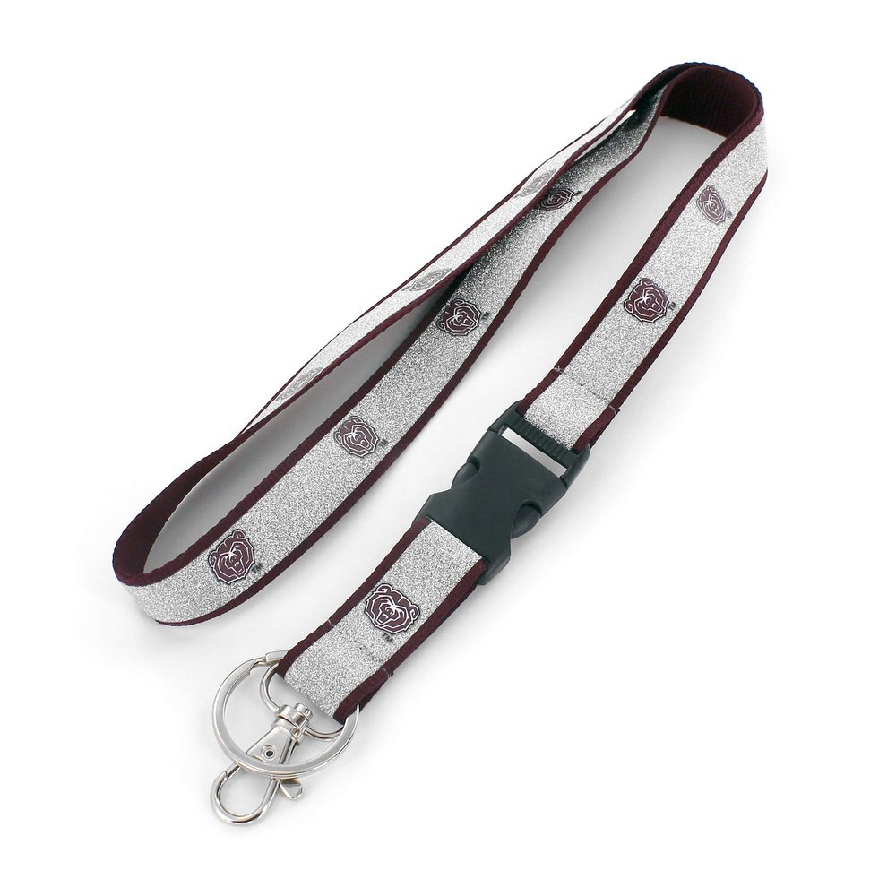 Aminco NCAA Missouri State Bears Sparkle Lanyard